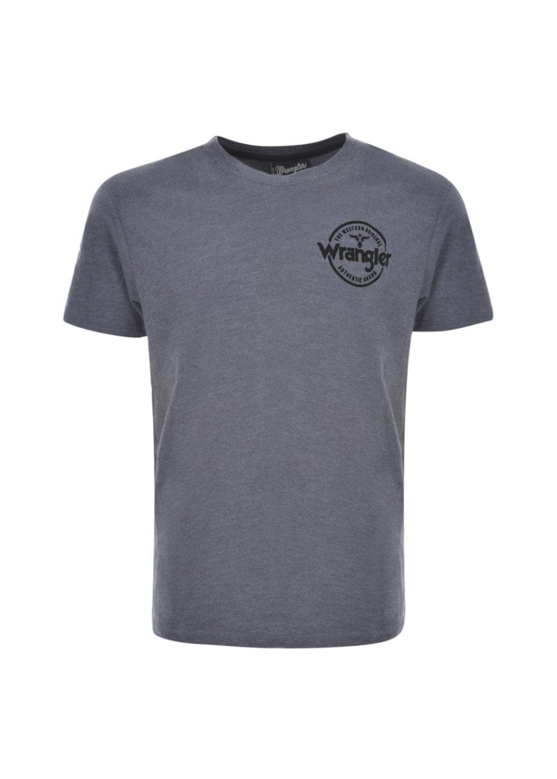 Wrangler Mens Shirts XL / Denim Wrangler Tee Mens Angus