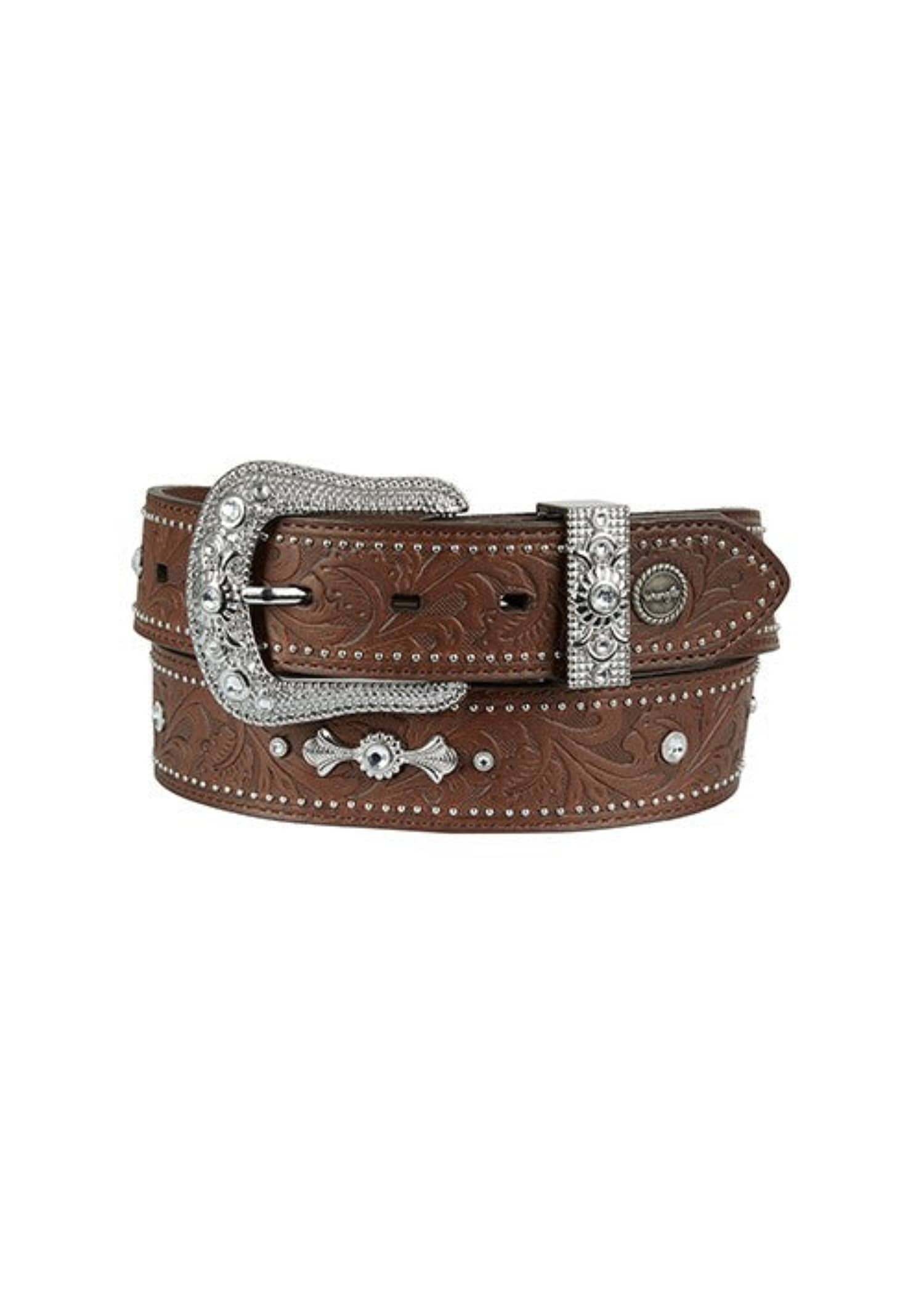 Wrangler Womens Belts 28in Wrangler Belt Womens Kacie Tan (XCP2956BLT)
