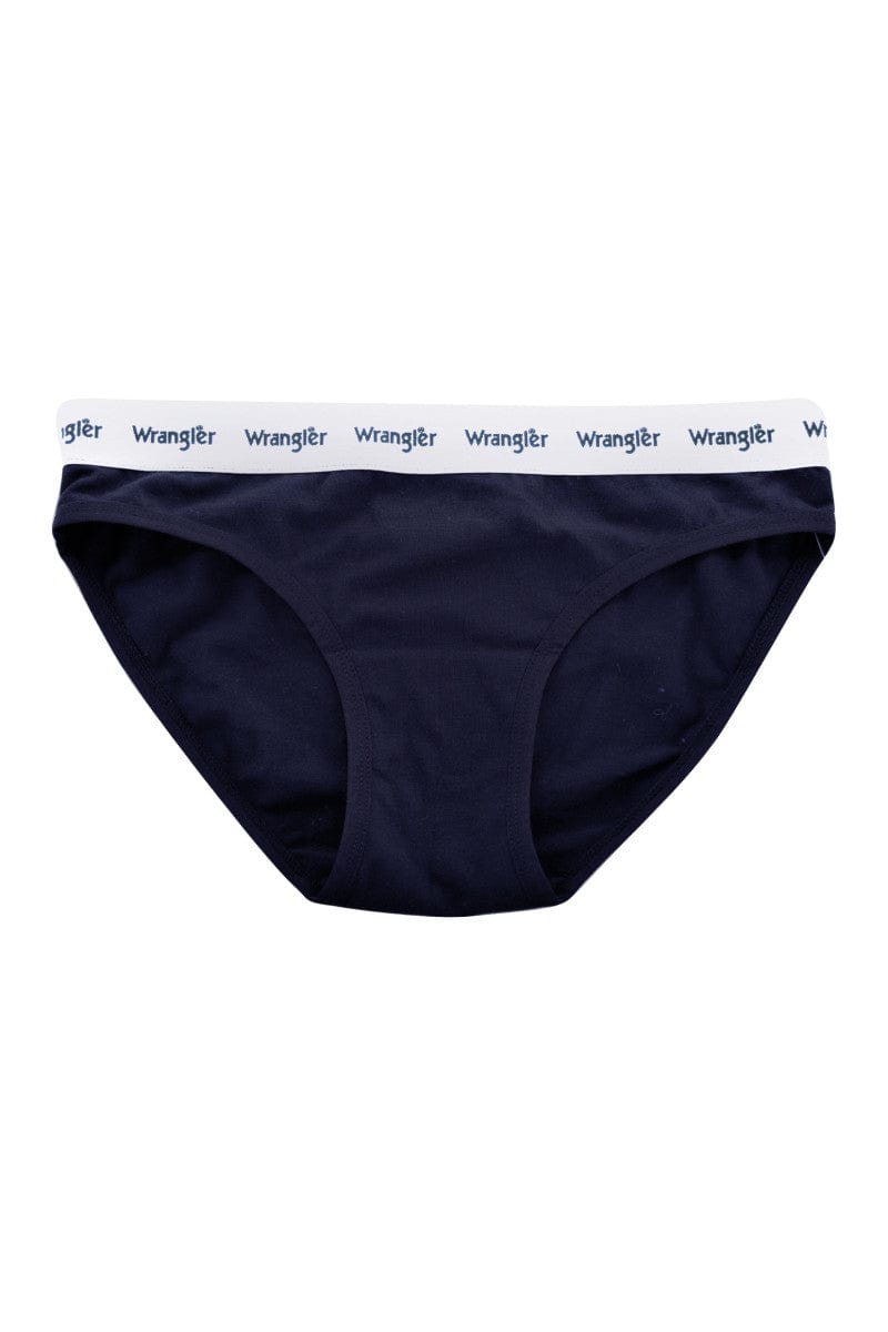 Wrangler Womens Jeans 08 / Navy/Pink Wrangler Briefs Womens Logo 2-Pack