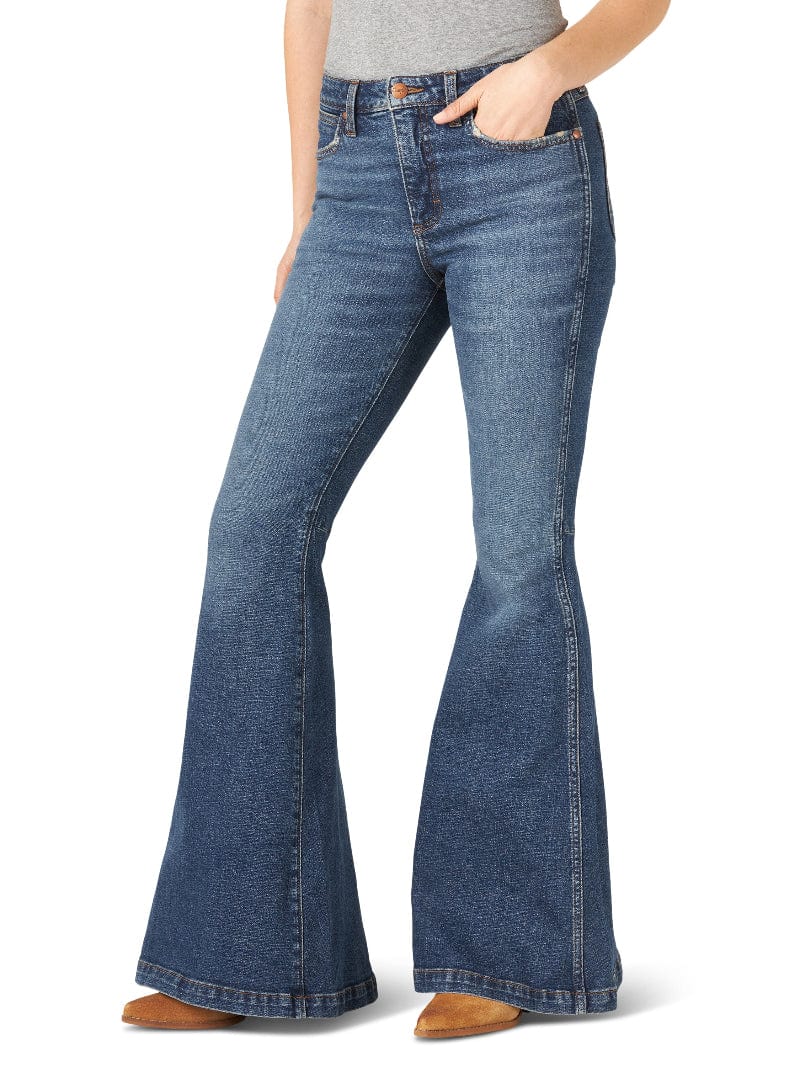 Wrangler Womens Jeans Wrangler Jeans Womens Bailey High Rise Flare