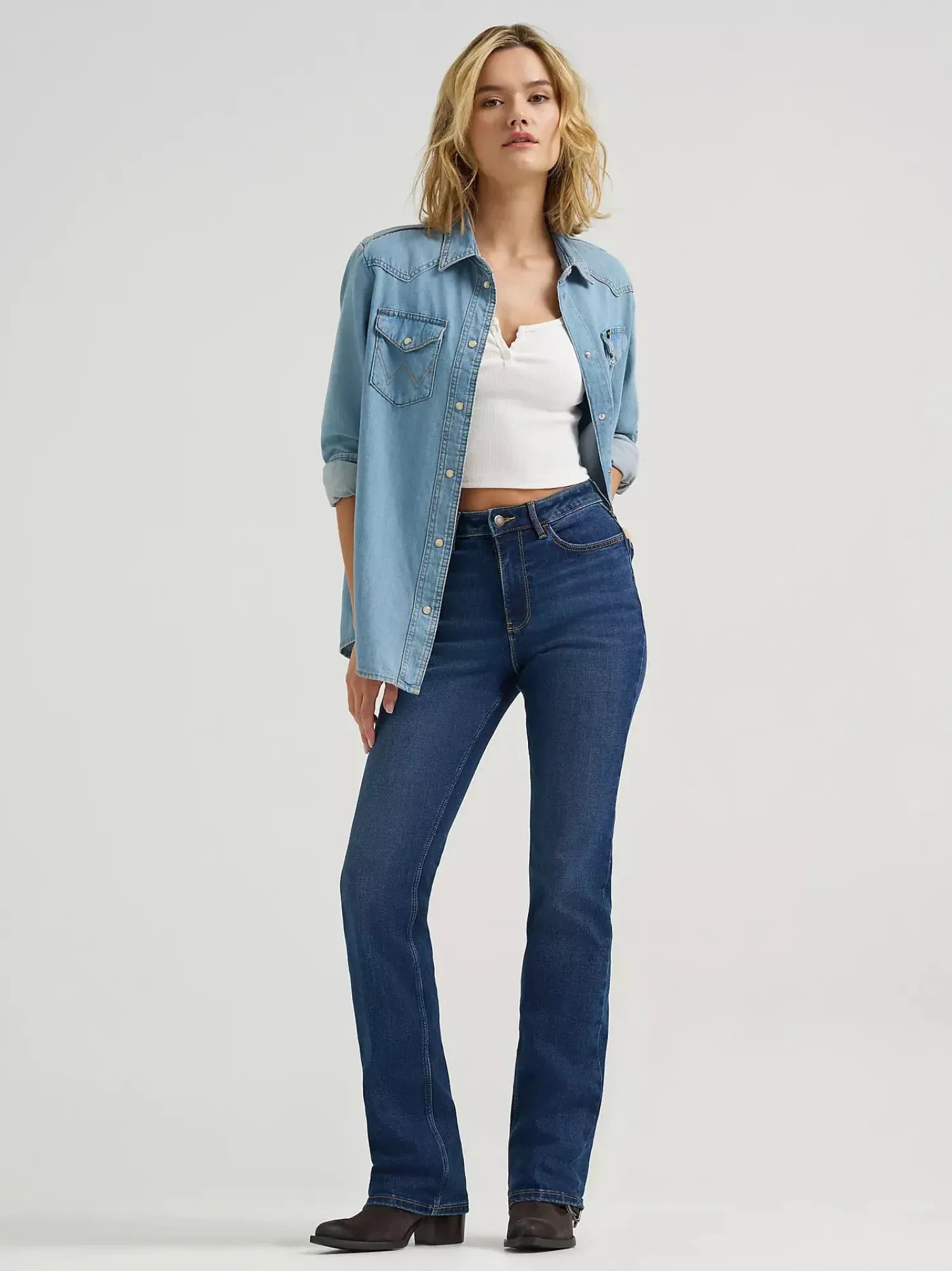 Wrangler Womens Jeans Wrangler Jeans Womens Bold High Rise Boot Cut