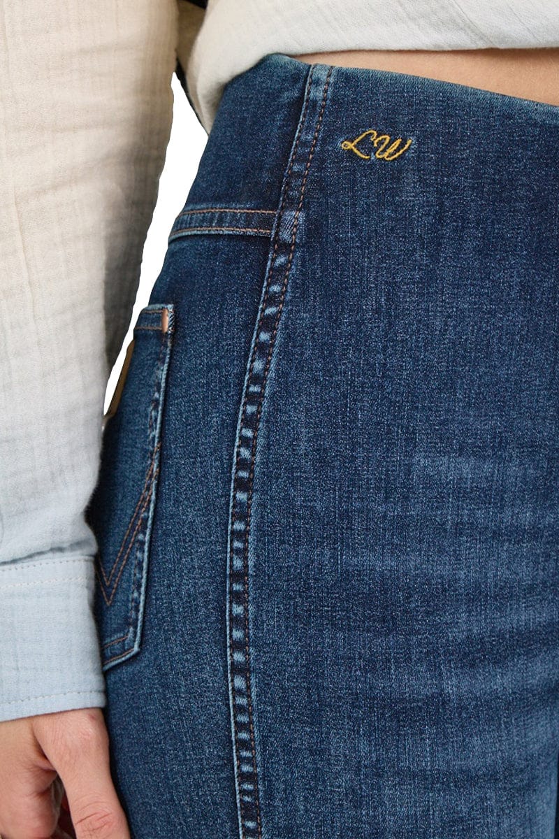 Wrangler Womens Jeans Wrangler Jeans Womens Lainey Wilson Pull-on Bell Bottoms