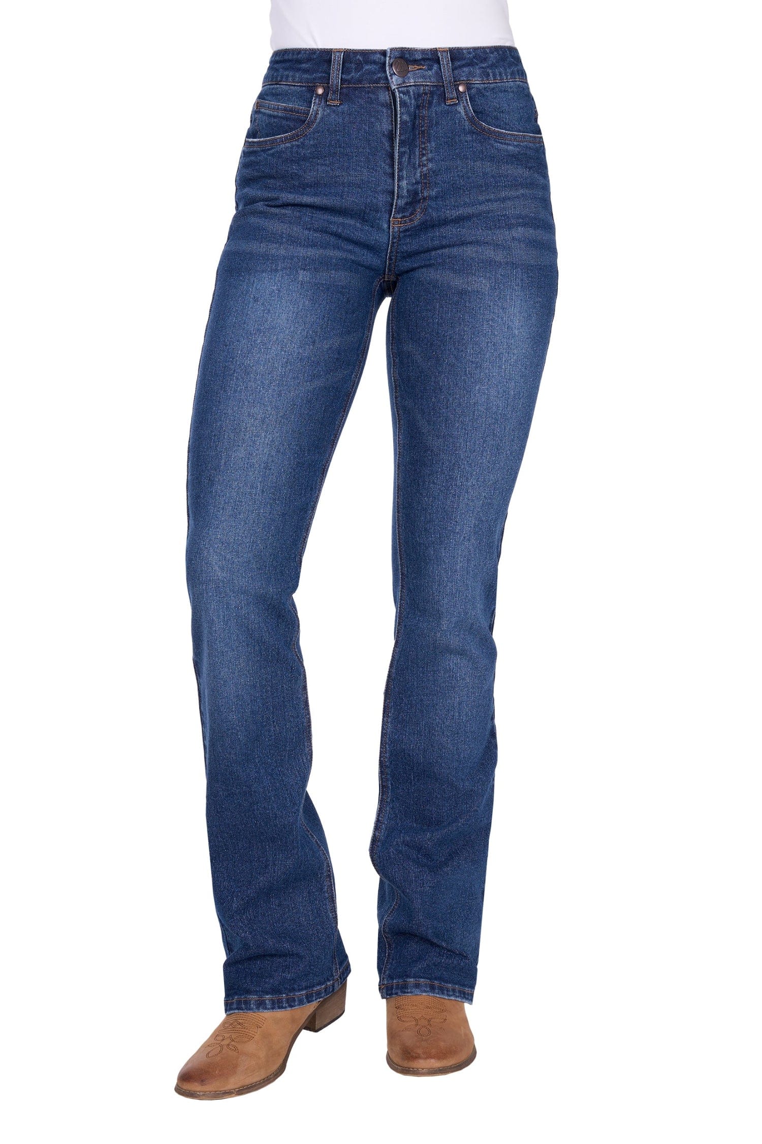 Wrangler Womens Jeans Wrangler Jeans Womens Laura High Rise Bootcut