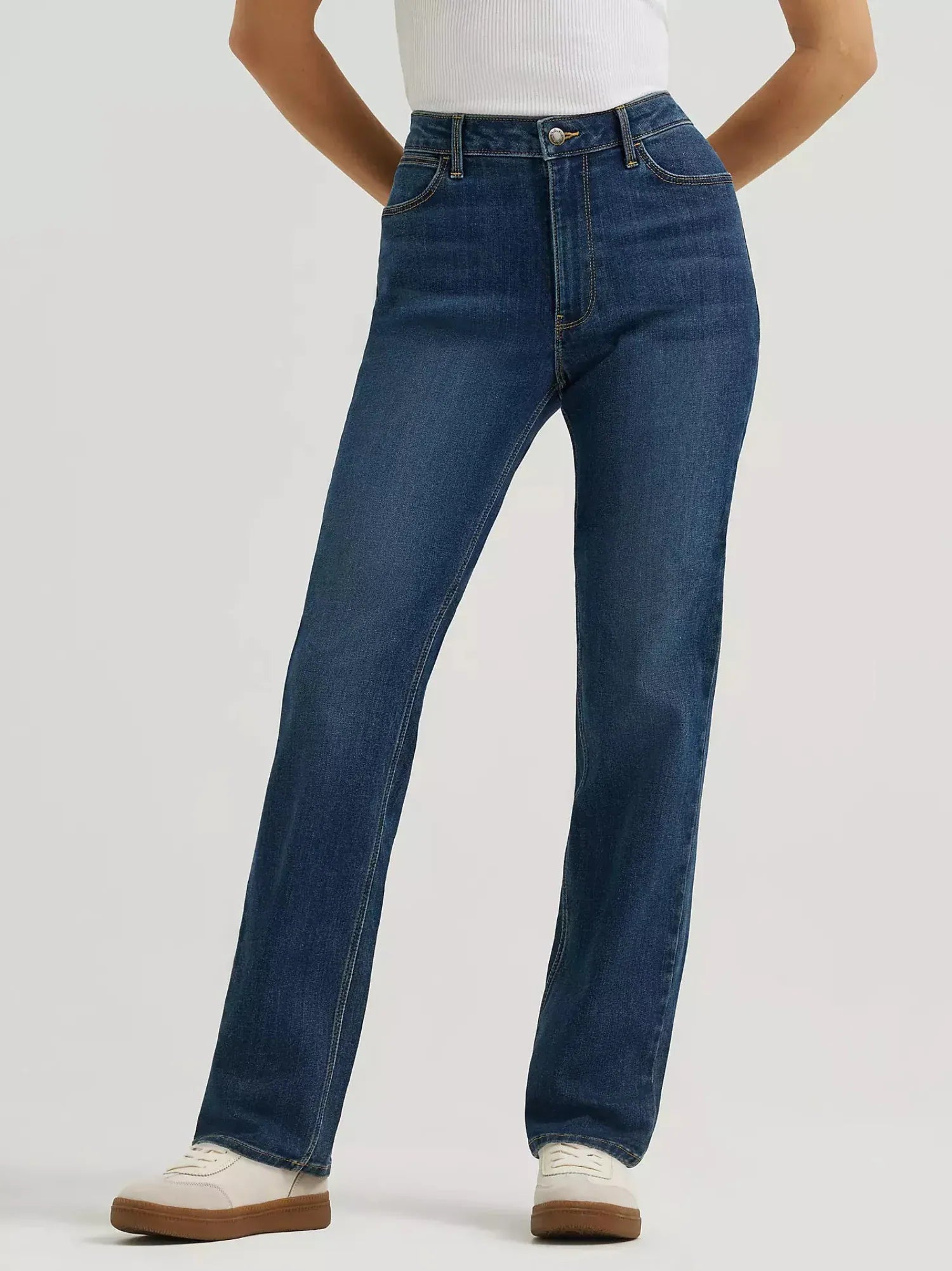 Wrangler Womens Jeans Wrangler Jeans Womens True High Rise Straight Leg
