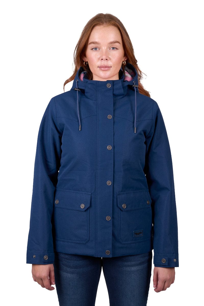 Wrangler Womens Jumpers, Jackets & Vests S / Blue Wrangler Jacket Womens Demi