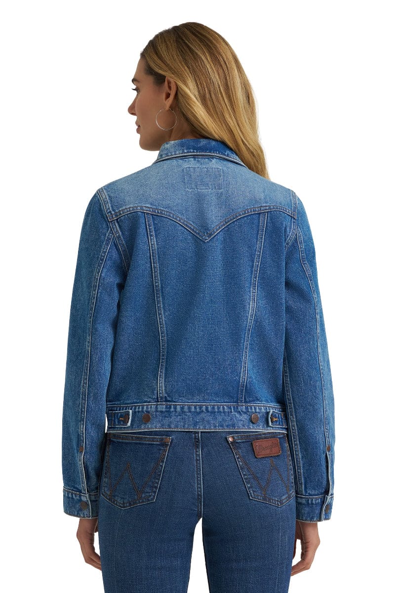 Wrangler Womens Jumpers- Jackets - Vests Wrangler Jacket Womens Classic Denim