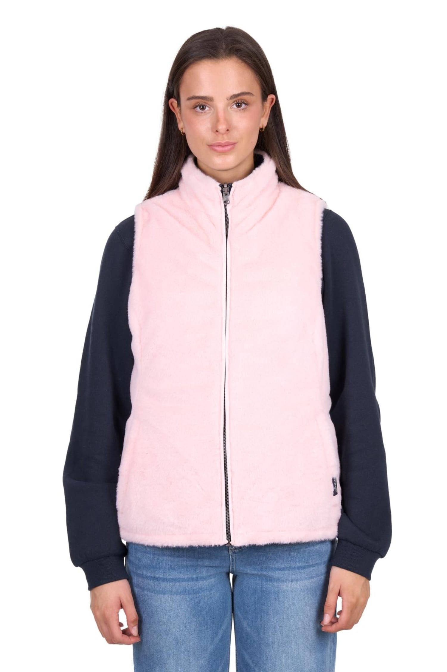 Wrangler Womens Jumpers- Jackets - Vests Wrangler Vest Womens Marta Reversible