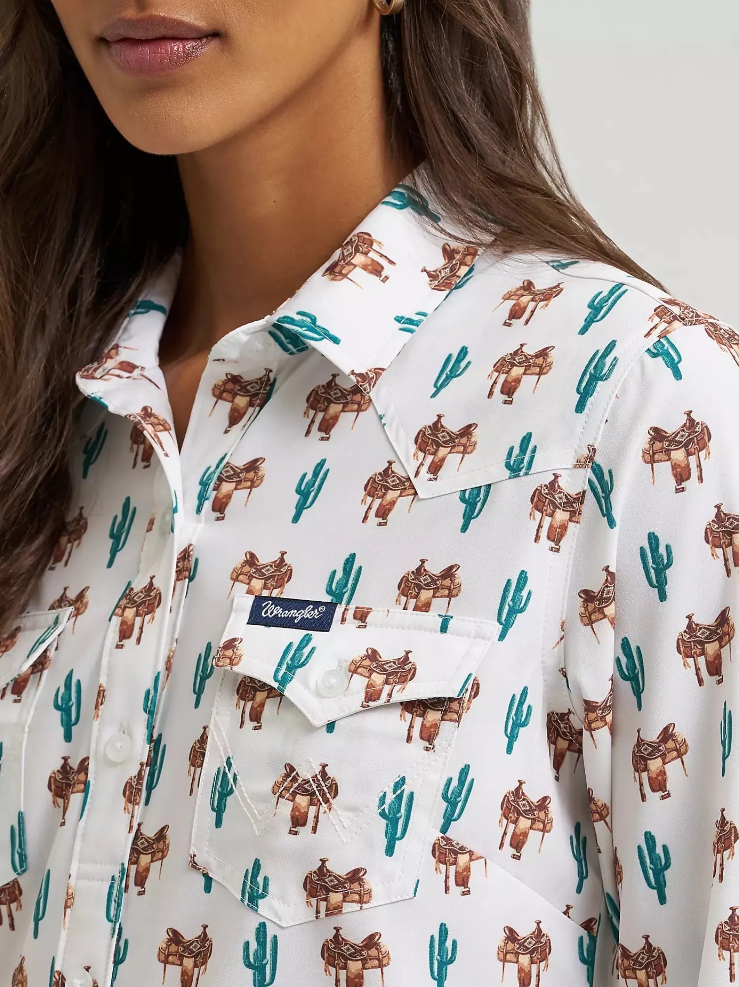 Wrangler Womens Shirts Wrangler Shirt Womens Performance Print
