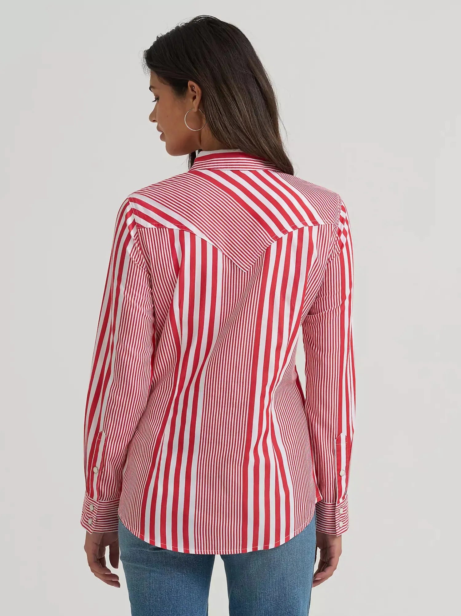 Wrangler Womens Shirts Wrangler Shirt Womens Western Snap Stripe