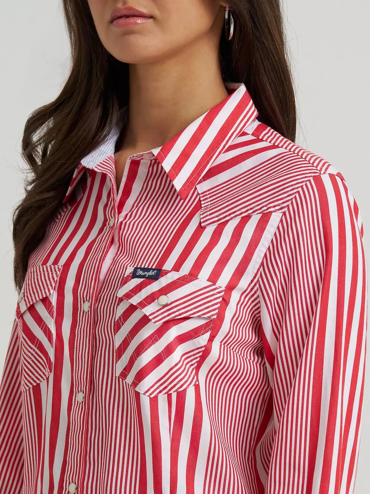 Wrangler Womens Shirts Wrangler Shirt Womens Western Snap Stripe