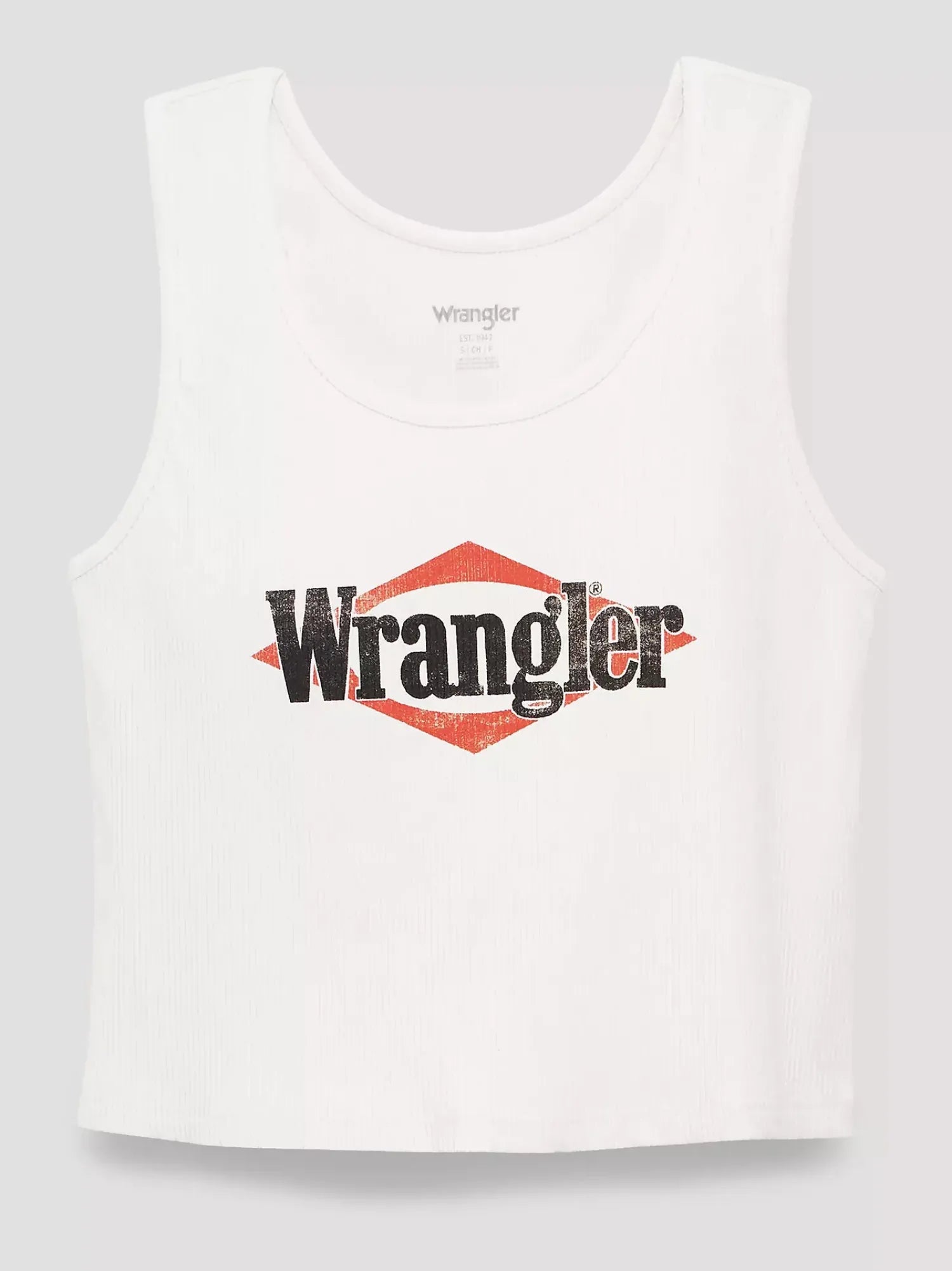 Wrangler Womens Shirts Wrangler Tank Top Womens Crop Slim Fit