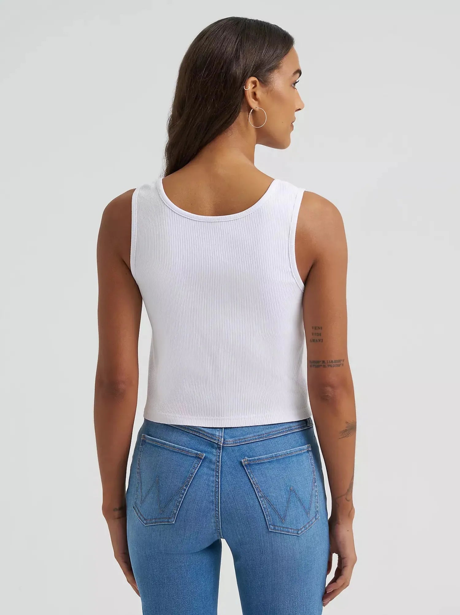 Wrangler Womens Shirts Wrangler Tank Top Womens Crop Slim Fit
