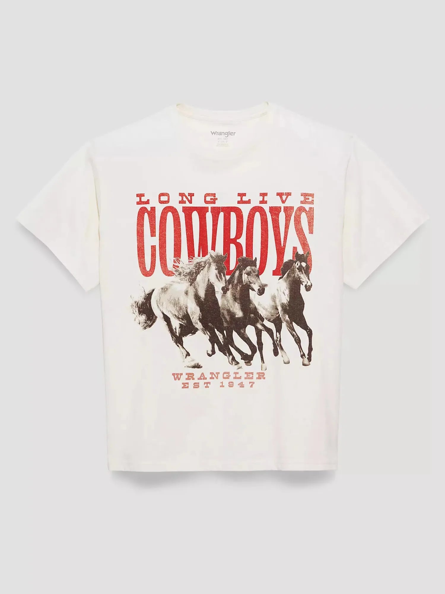 Wrangler Womens Shirts Wrangler Tee Womens Long Live Cowgirls Girlfriend Fit