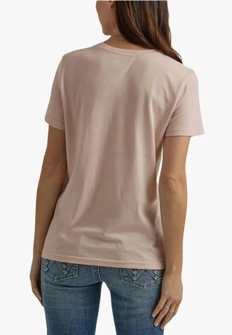 Wrangler Womens Shirts Wrangler Tee Womens Peach Whip