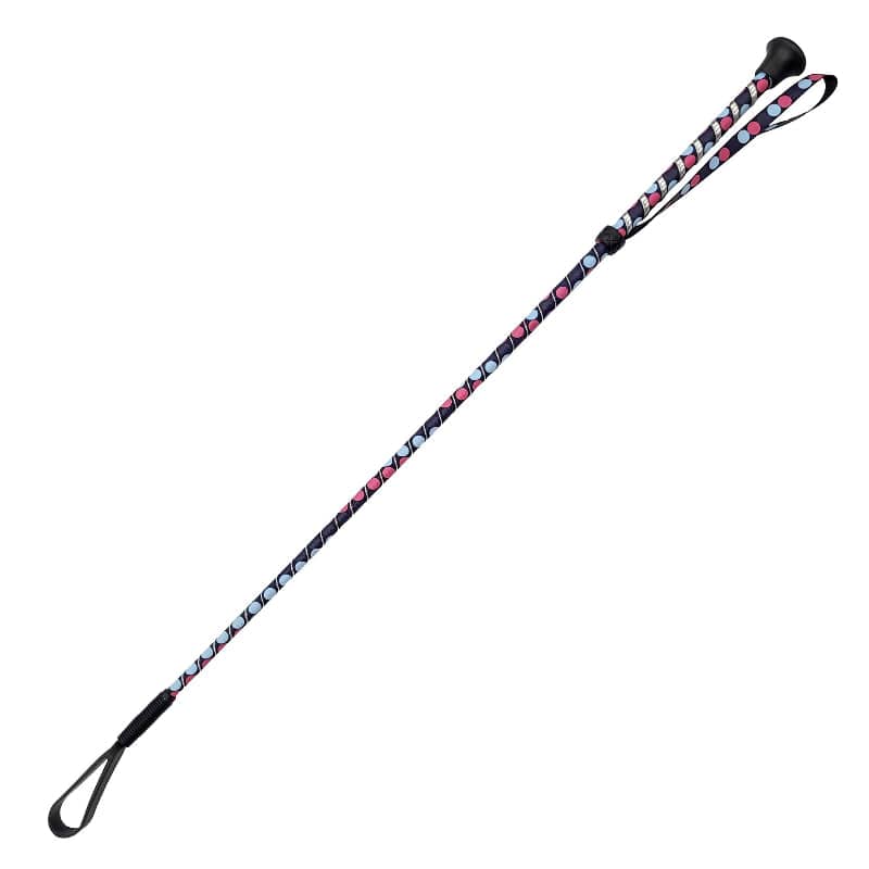 Zilco Whips 65cm / Navy Zilco Polka Dot Whip