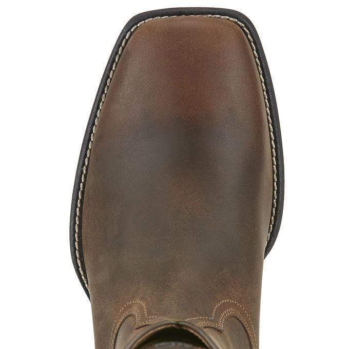 Ariat Mens Boots & Shoes Ariat Mens Wide Square Toe Roper Boots Brown (10015288)