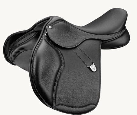 Bates Saddles 15in / Black Bates Pony Elevation Jump Saddle (BELVCPPXXXC)