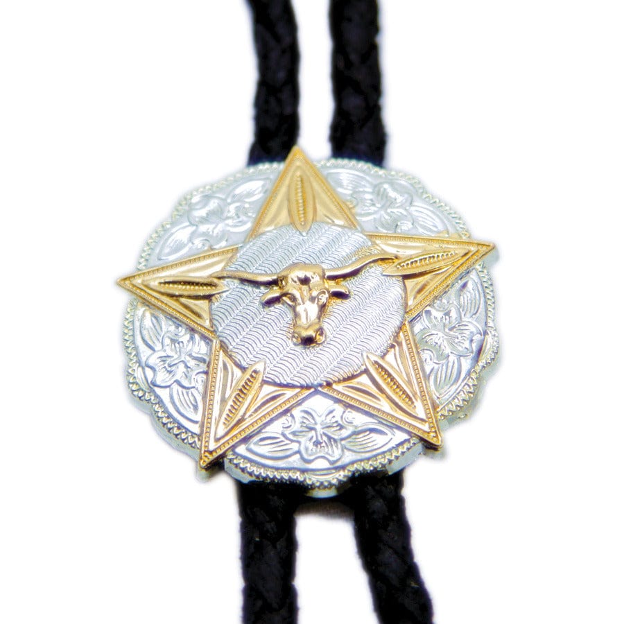 Brigalow Jewellery Brigalow Bolo Tie Steer Head Star (BOLO5)