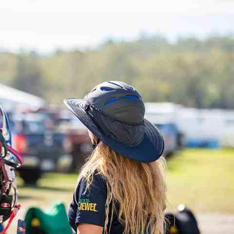 Da Brim Helmet Accessories Black Equest Petite Endurance Sunbrim