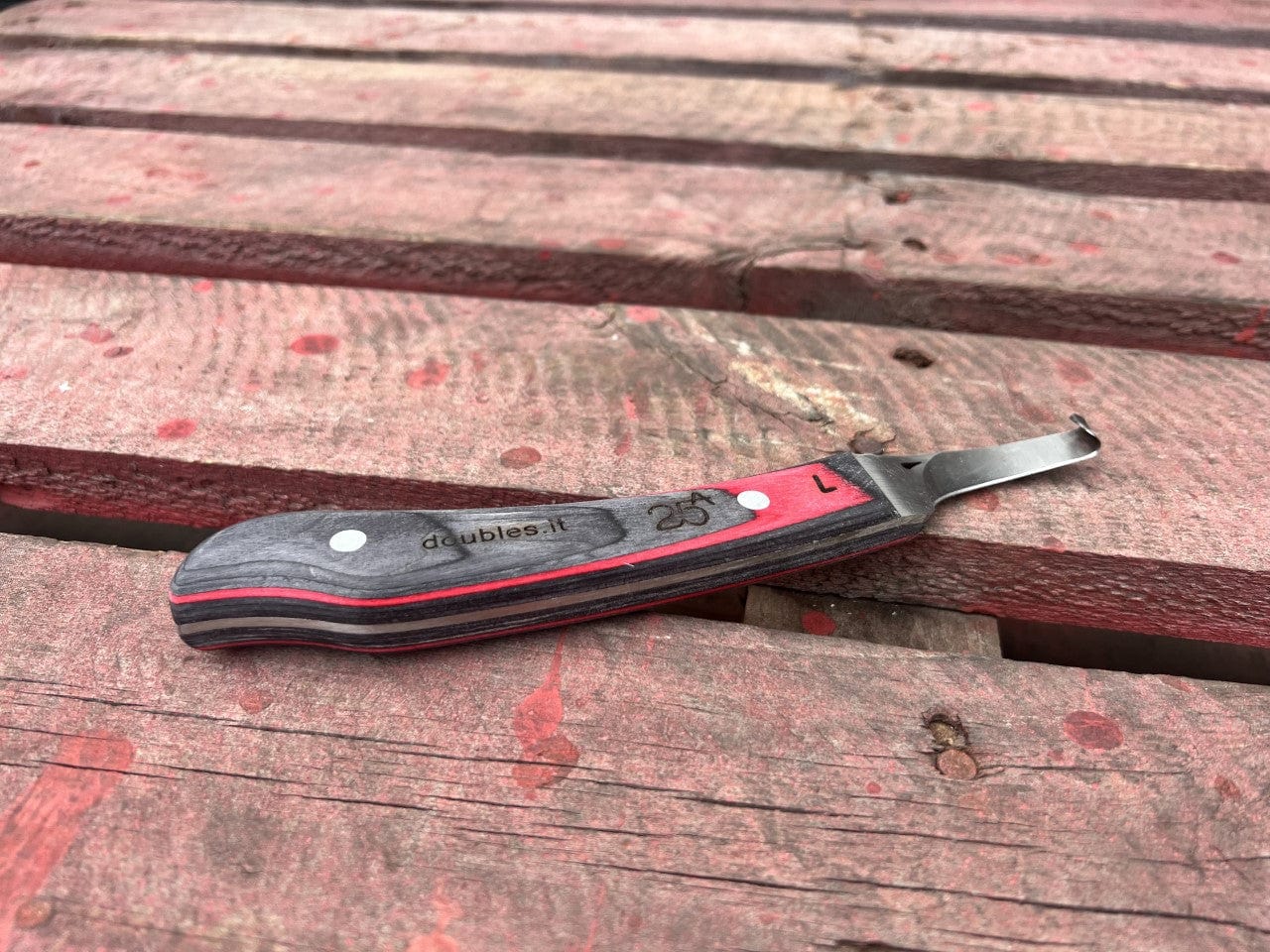 Double S Farrier Products Double S 25A Left Handed Hoof Knife (KSS25AL)