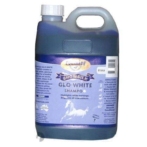 Equinade Shampoo & Conditioners 2.5ltr Equinade Glo White Shampoo