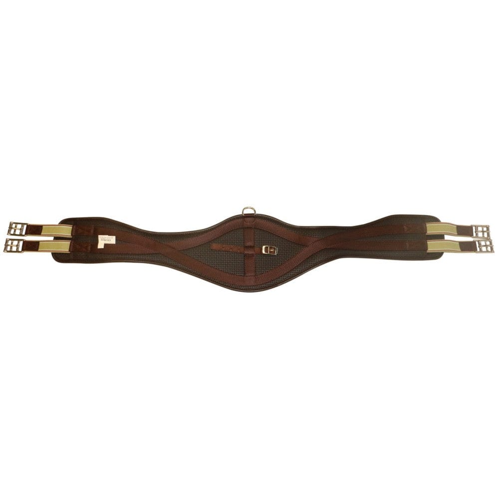 Equiprene Girths 100cm / Brown Equi-Prene Pressure Eze Two Buckle Elastic Girth
