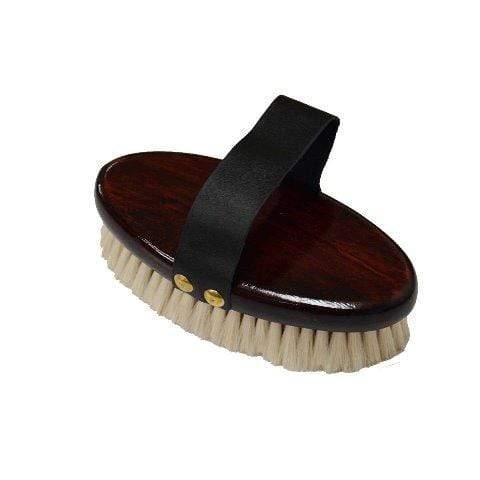 Eurohunter Classic Body Brush with goat hair - Gympie Saddleworld & Country Clothing