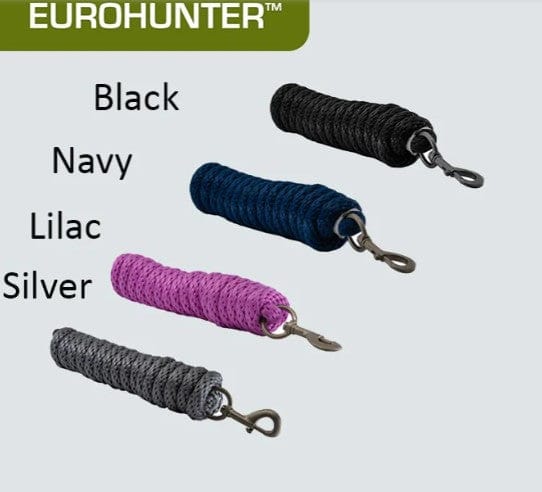 Eurohunter Lead Ropes Black Eurohunter Glitter Lead (EH21SA)