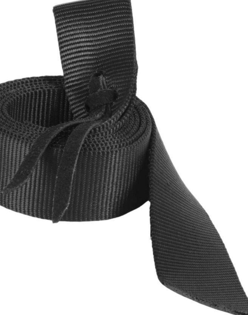 Ezy Ride Girth Accessories Black Ezy Ride Plain Nylon Latigo (Nearside)