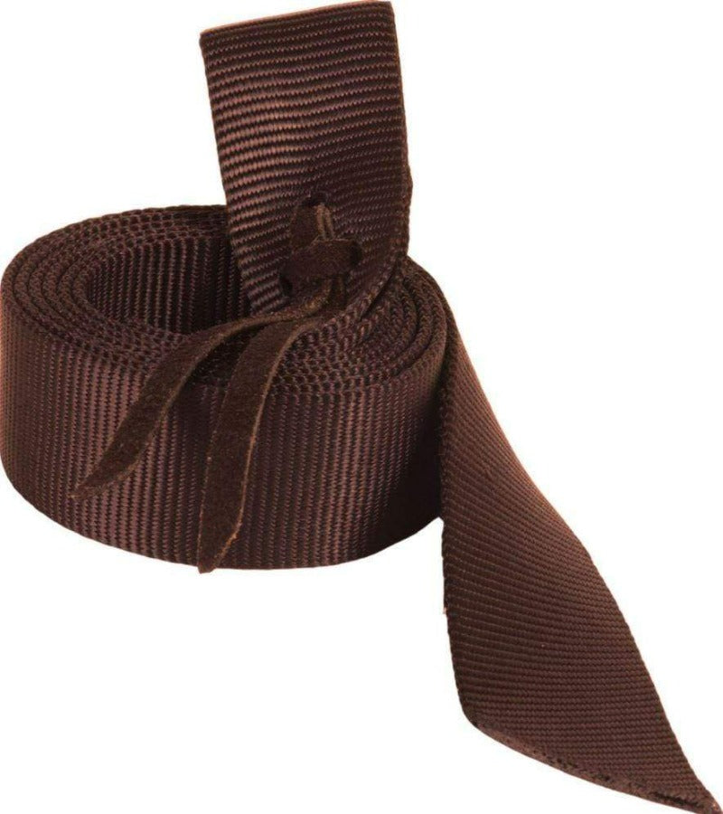 Ezy Ride Girth Accessories Brown Ezy Ride Plain Nylon Latigo (Nearside)