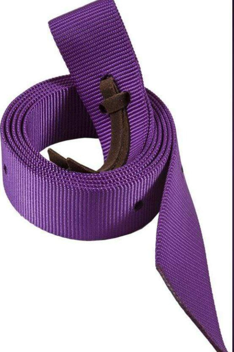 Ezy Ride Girth Accessories Purple Ezy Ride Plain Nylon Latigo (Nearside)
