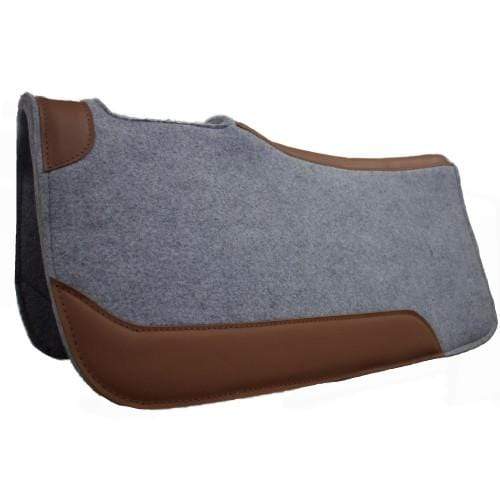 Fort Worth Contoured Felt Saddlepad CLT7155 32inx30in - Gympie Saddleworld & Country Clothing