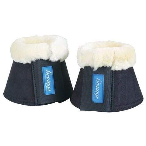 Grainge Horse Boots & Bandages Medium / Black Grainge Fleece Bell Boots GRFBELL