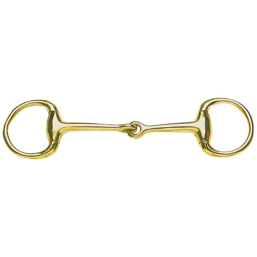 Gympie Saddleworld Bits 11.5cm Gold Medal Superfine Eggbutt Bradoon (BIT4560)