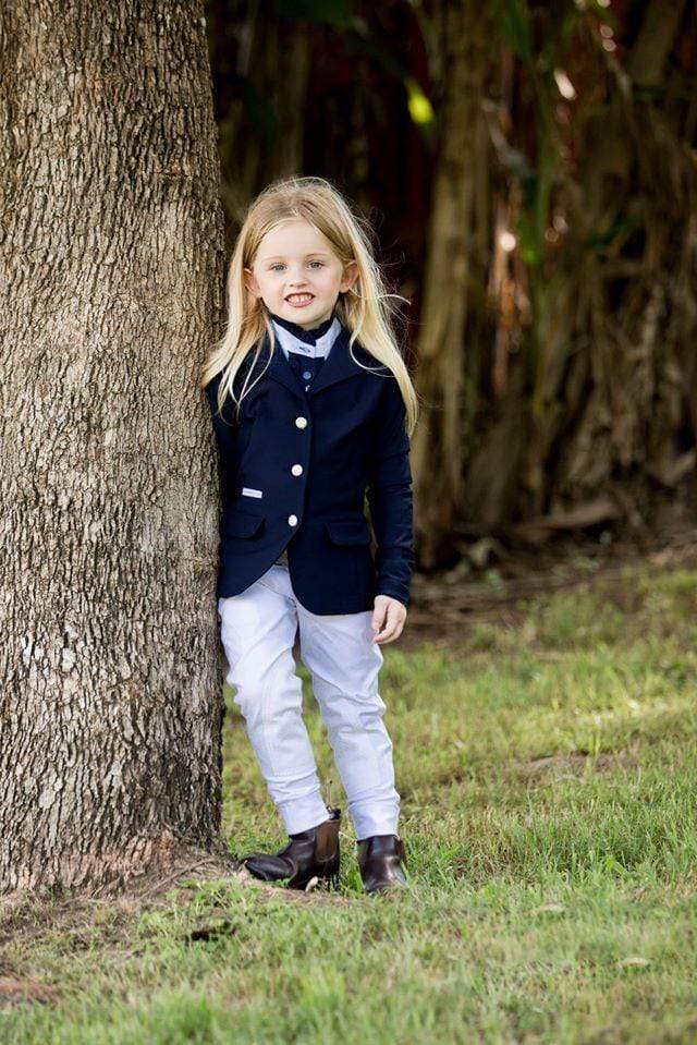 Hampton & Harlow Kids Navy Show Jacket - Gympie Saddleworld & Country Clothing