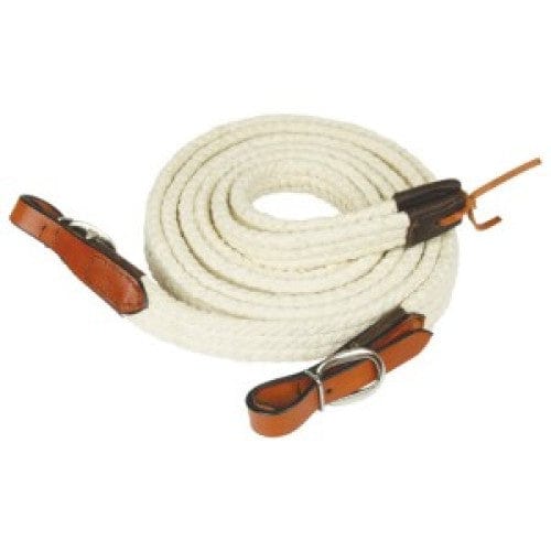 Gympie Saddleworld & Country Clothing Reins 1.8M Stockmaster Cotton Reins Natural (RAN9900)