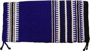 Western Saddle Blanket Blue, White and Black - Gympie Saddleworld & Country Clothing