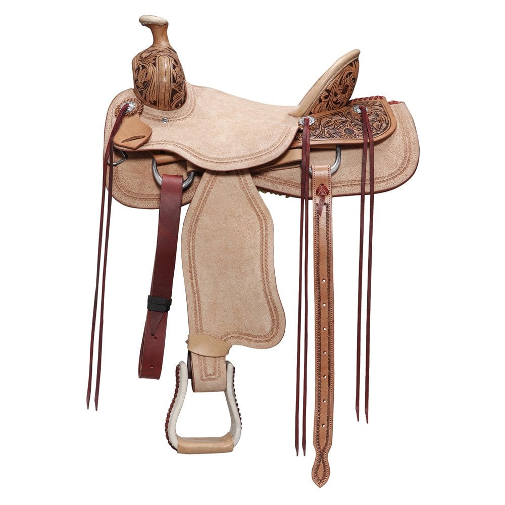 Gympie Saddleworld & Country Clothing Saddles Fort Worth Roper Saddle Rough Out (FOR0400)