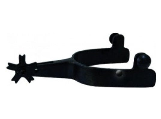 Gympie Saddleworld & Country Clothing Spurs Junior Bull Rider Spur Black (088030)