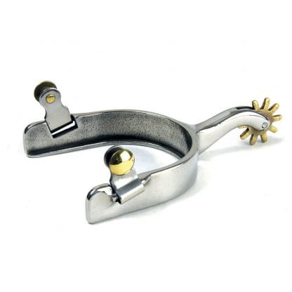 Gympie Saddleworld & Country Clothing Spurs Toowoomba Saddlery Spurs Campdraft with Lip (SPURS8960)