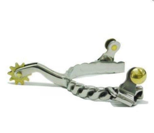 Gympie Saddleworld & Country Clothing Spurs Youth Roping Spur Twisted Wire (088862)