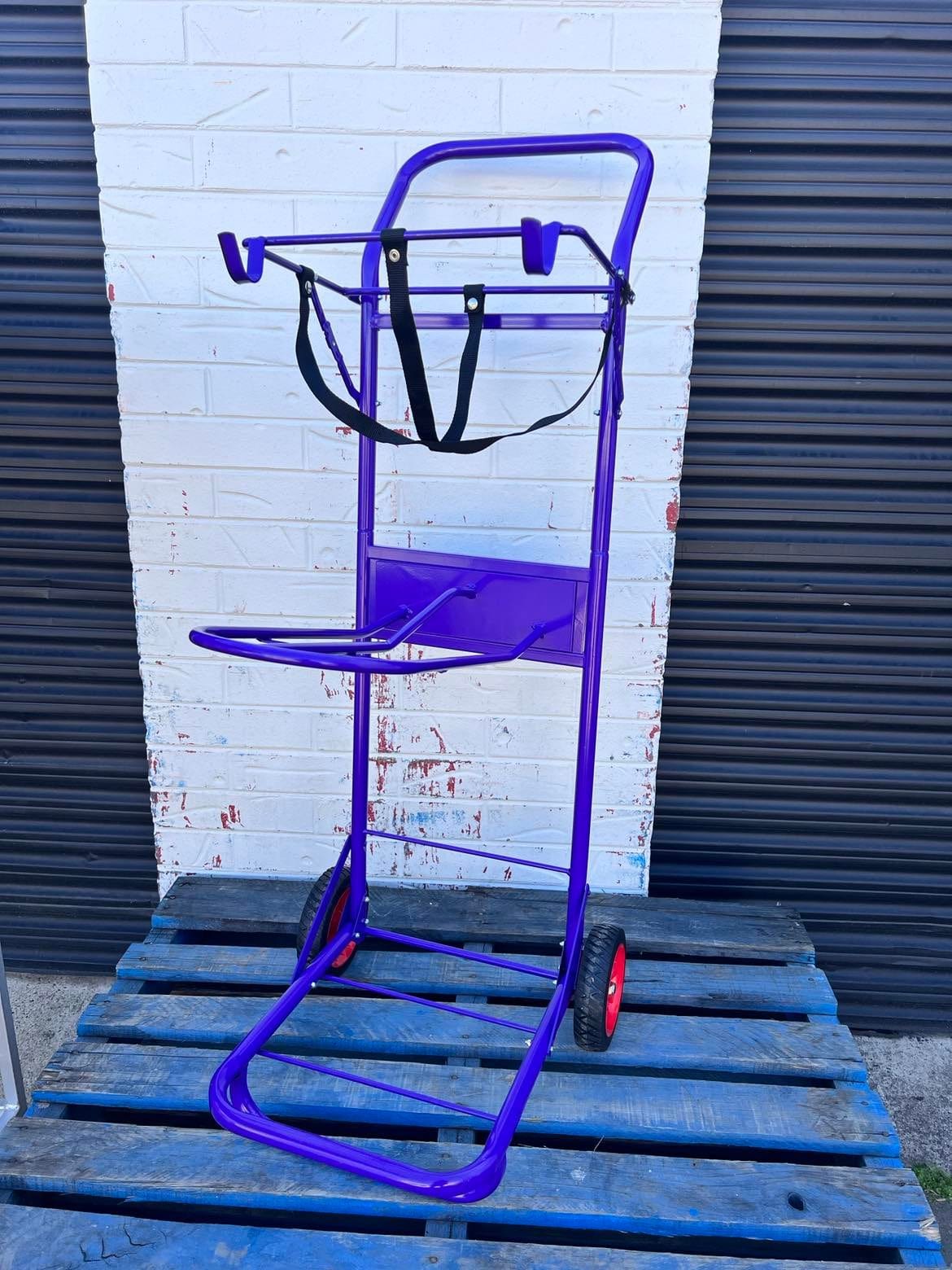 Gympie Saddleworld & Country Clothing Stable Purple Stable & Grooming Trolley (STB3855)