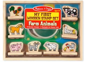 Gympie Saddleworld & Country Clothing Toys My First Stamp Set-Farm Animals (MND2390)