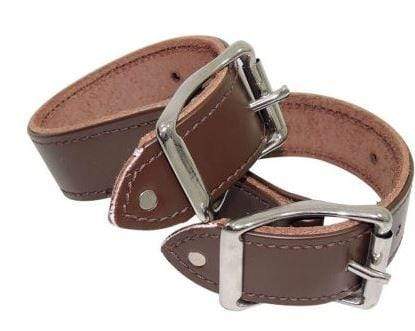 Gympie Saddleworld & Country Clothing Training Equipment TS Hobble Straps PVC Leather Lined