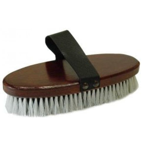 Gympie Saddleworld & Country Clothing Vet & Feed Finishing Brush Chocolate Finish (130400)