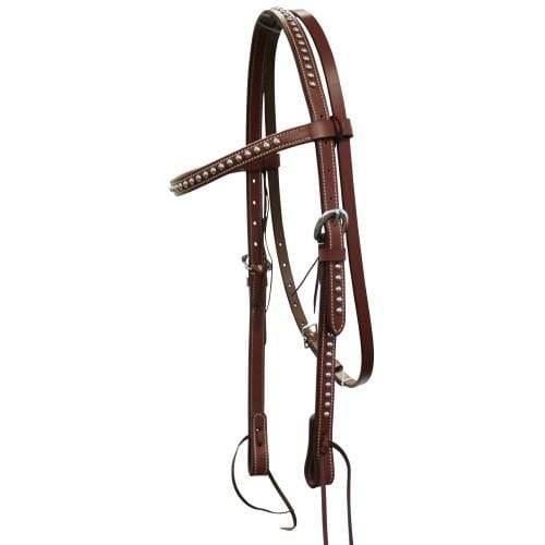 Wichita Silver Dot Headstall - Gympie Saddleworld & Country Clothing