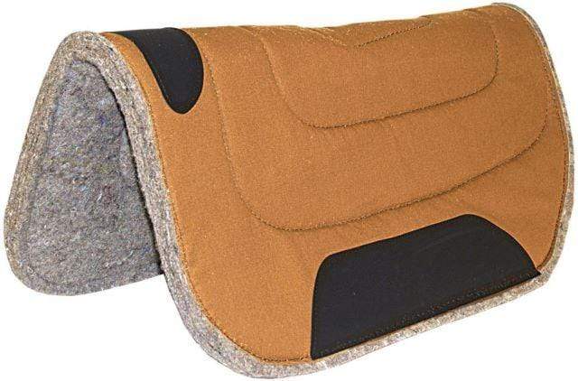 Gympie Saddleworld & Country Clothing Western Saddle Pads 28x28in / Black Saddle Pad Ezy Ride SBMU1706D Canvas Black 28 x 28in
