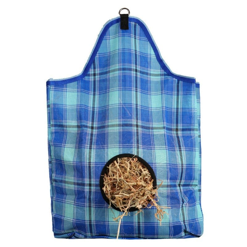 Gympie Saddleworld Feeders & Water Buckets Blue PVC Hay Bag Feeder