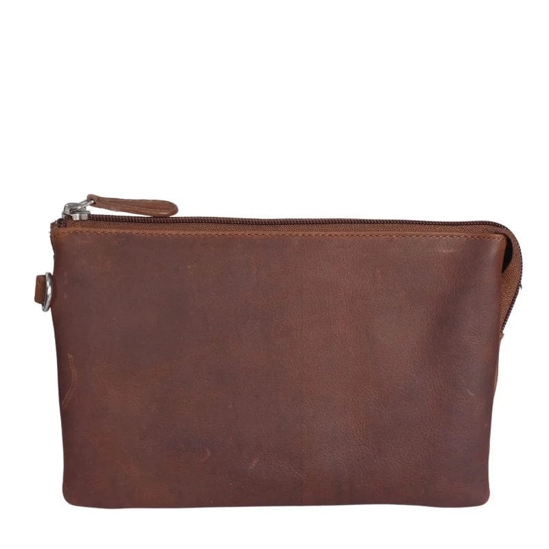 Gympie Saddleworld Handbags & Wallets Tan Leather Clutch (SEOP821)
