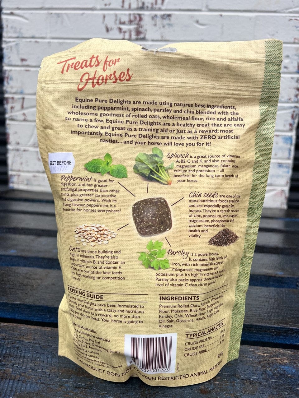 Gympie Saddleworld Vet & Feed Equine Pure Delights Peppermint Treats (20120)